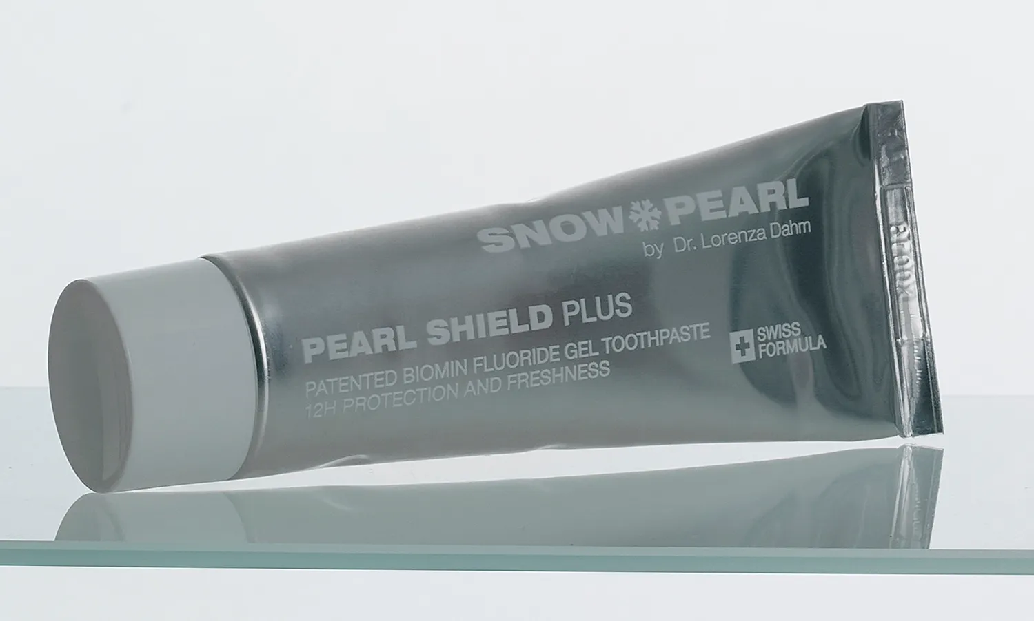 PEARL SHIELD PLUS Whitening Zahnpasta mit BioMin® Technologie für Remineralisation und Schutz des Zahnschmelzes